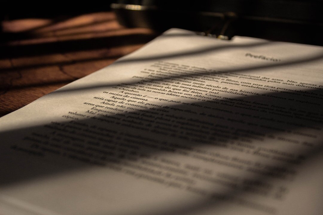writer editing manuscript