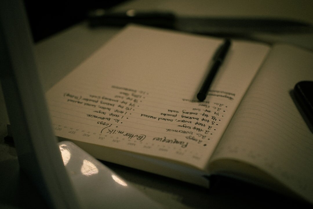 writer brainstorming character notes