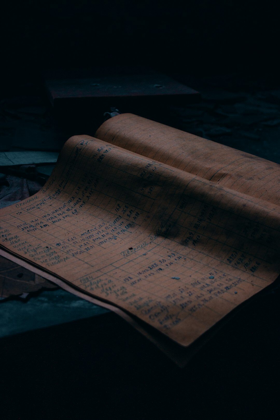 detective reading old book